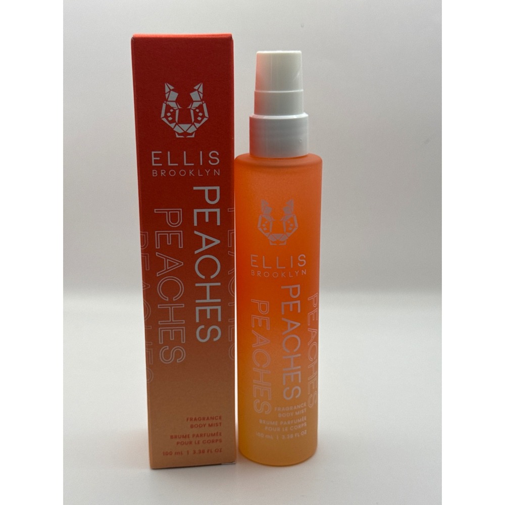 Ellis Brooklyn‎ Peaches Fragrance Body Mist 100ml 3.38 fl oz New in Box